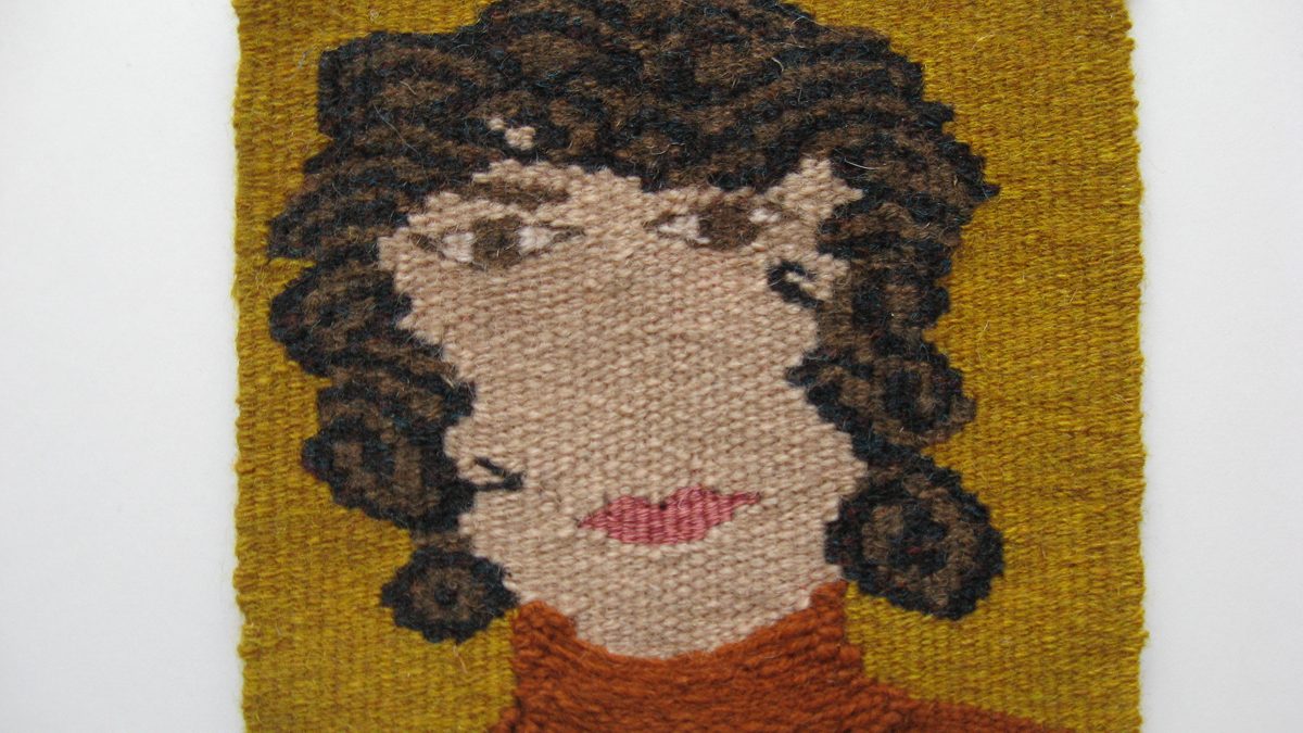 self portrait tapestry